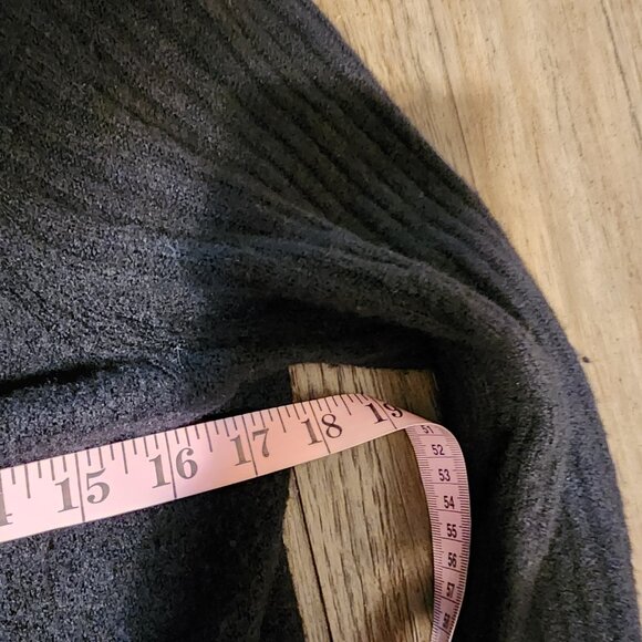 Halogen Hooded Wool blend Cardigan Sweater Black Large Some pilling - Picture 8 of 12